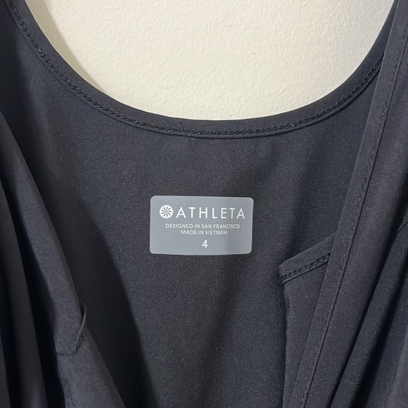 Athleta Black Roaming Romper Size 4 - Picture 11 of 12